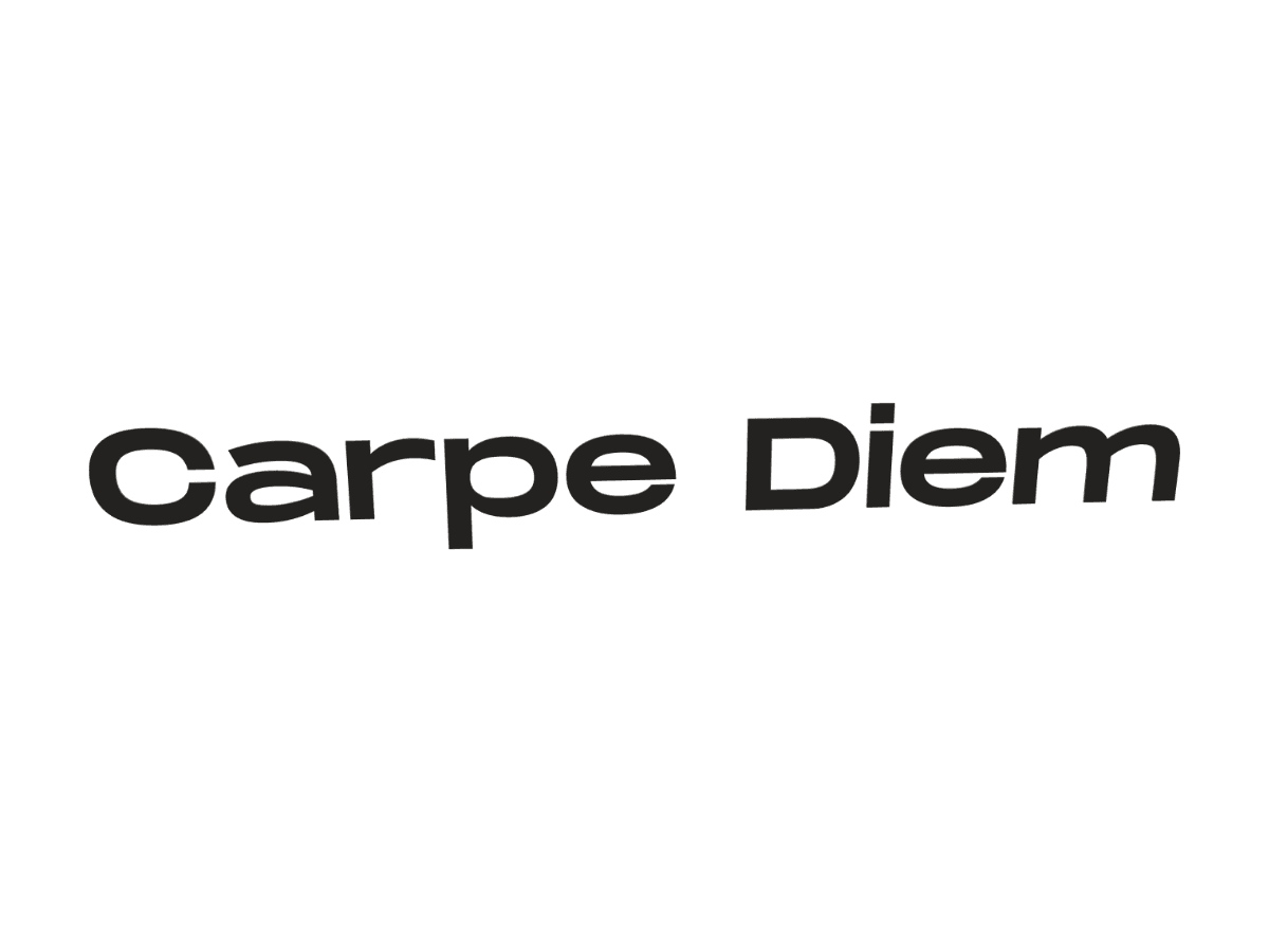 3D-Schriftzug "Carpe Diem"