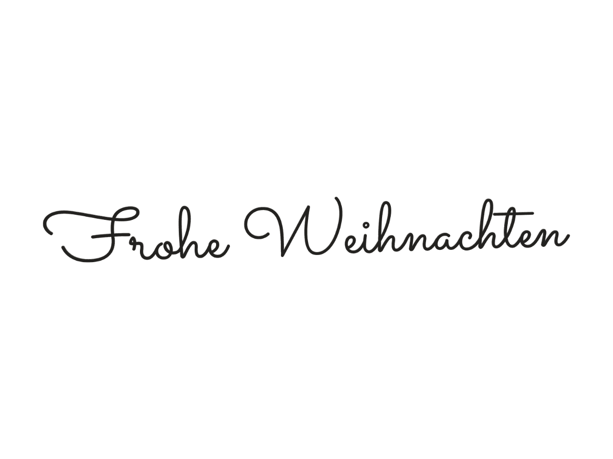3D-Schriftzug "Frohe Weihnachten"